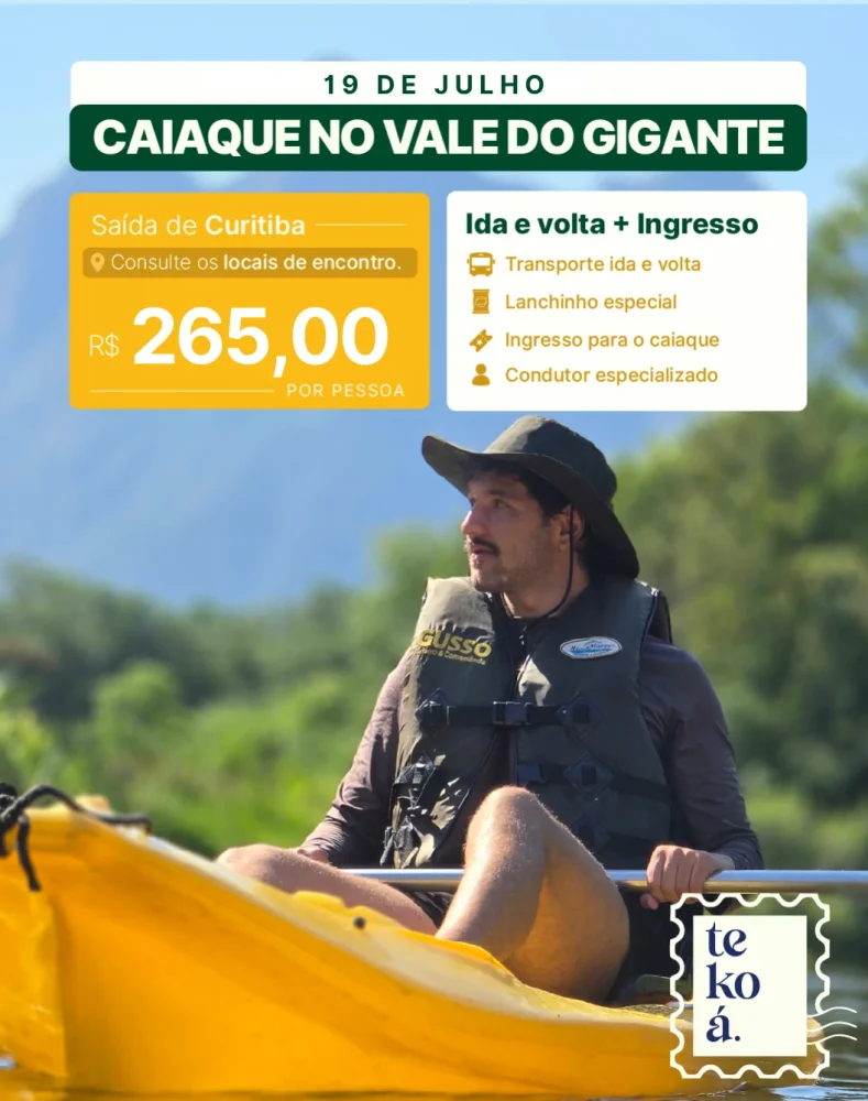 Caiaque no Vale do Gigante