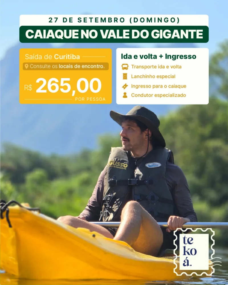 Caiaque no Vale do Gigante