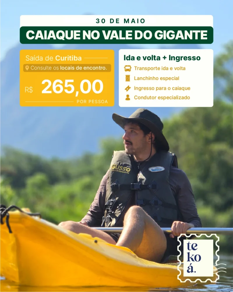 Caiaque no Vale do Gigante